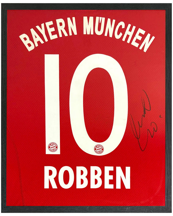 Arjen Robben - Gesigneerd Bayern München thuisshirt 09/10