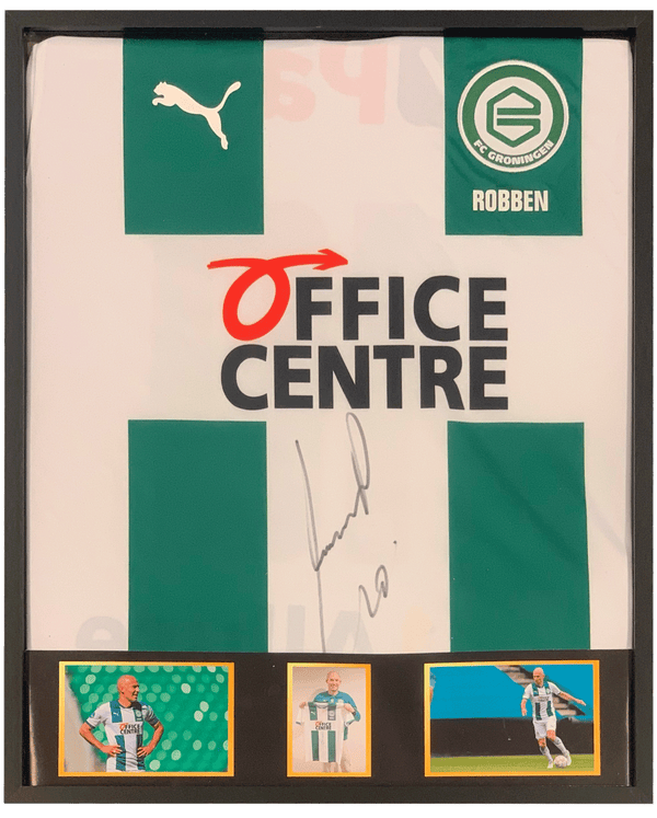 Arjen Robben - Gesigneerd FC Groningen thuisshirt