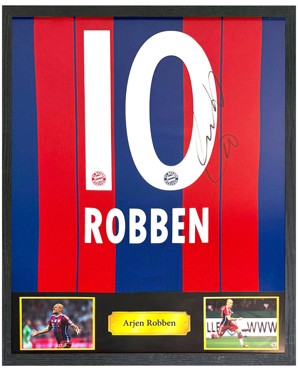 Arjen Robben - Gesigneerd Bayern München thuisshirt 14/15