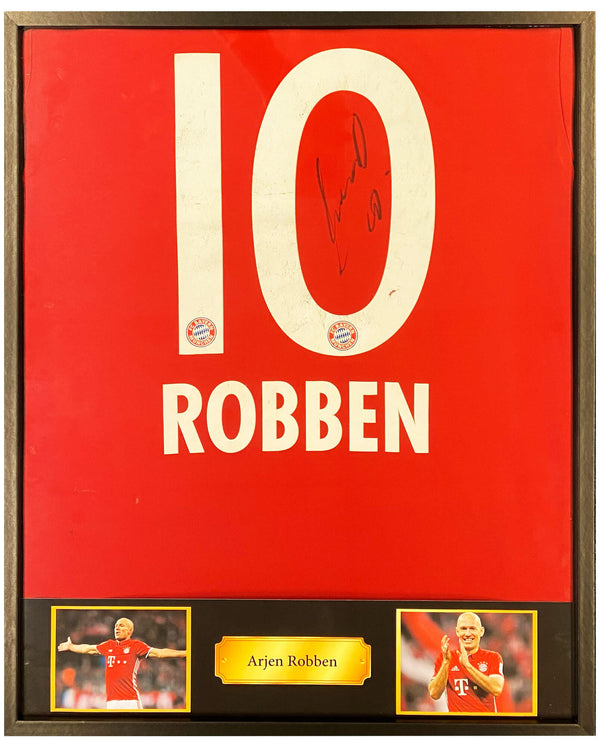 Arjen Robben - Gesigneerd Bayern München thuisshirt