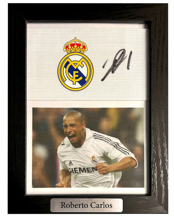 Roberto Carlos - Gesigneerde Real Madrid aanvoerdersband
