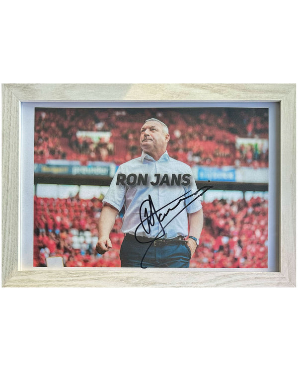 Ron Jans - Signed photo - 30x21