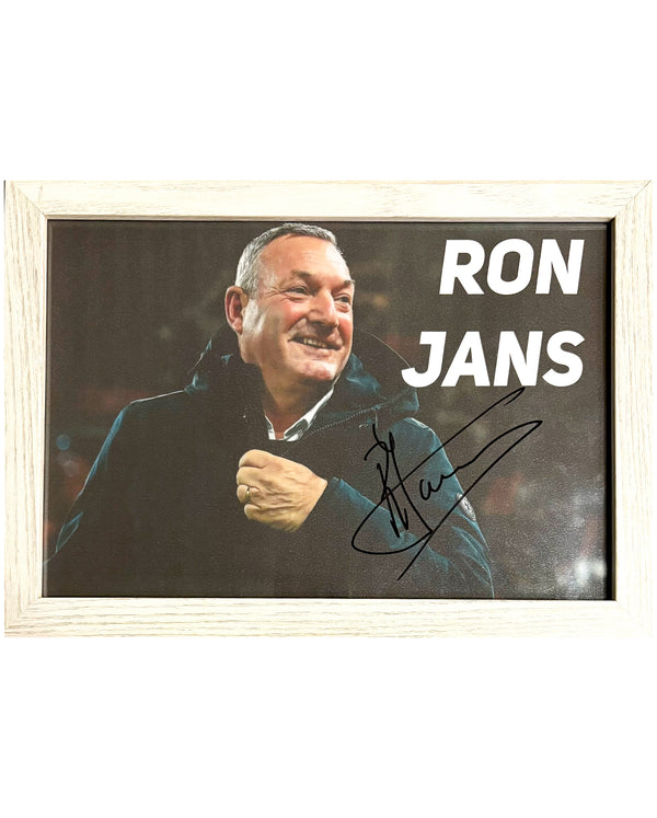 Ron Jans - Gesigneerde FC Utrecht foto - 30x21