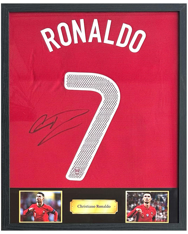 Cristiano Ronaldo - Gesigneerd Portugal thuisshirt (Euro 2012)