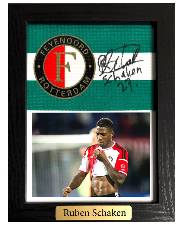 Ruben Schaken - Gesigneerde Feyenoord aanvoerdersband