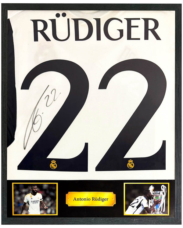 Antonio Rüdiger - Gesigneerd Real Madrid thuisshirt 23/24
