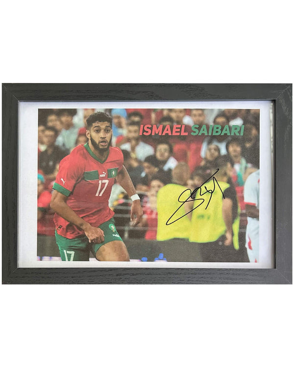 Ismael Saibari - Signed photo - 30x21