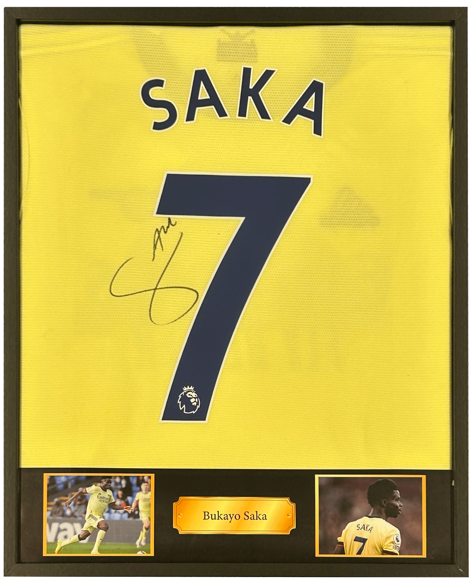 Bukayo Saka - Signed Arsenal away shirt 21/22 – SignedKits