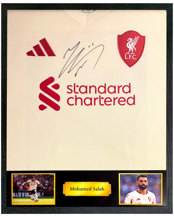 Mohamed Salah - Gesigneerd Liverpool uitshirt 25/26