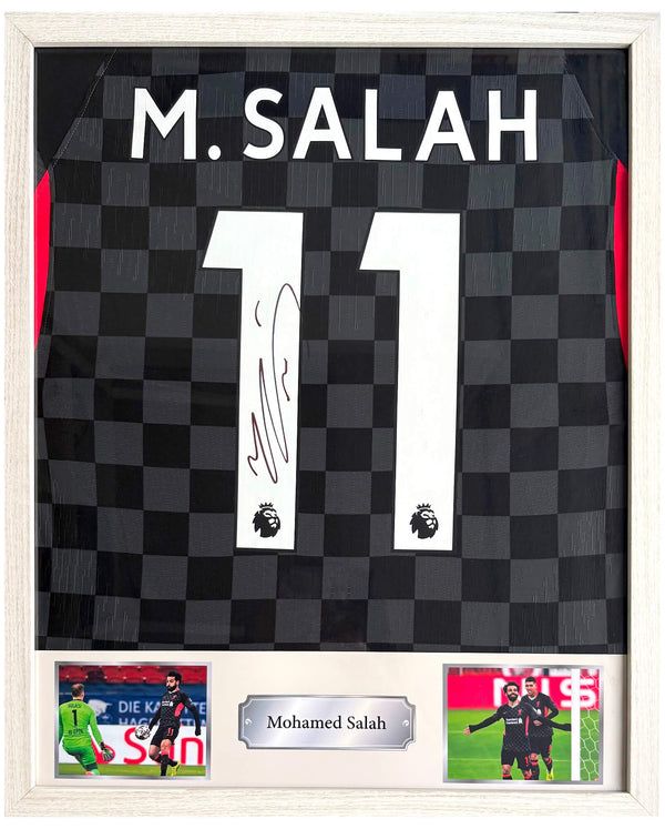 Mohamed Salah - Gesigneerd Liverpool derde shirt 20/21 (spelersversie)