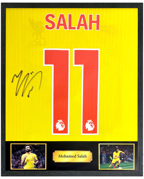 Mohamed Salah - Gesigneerd Liverpool derde shirt 21/22