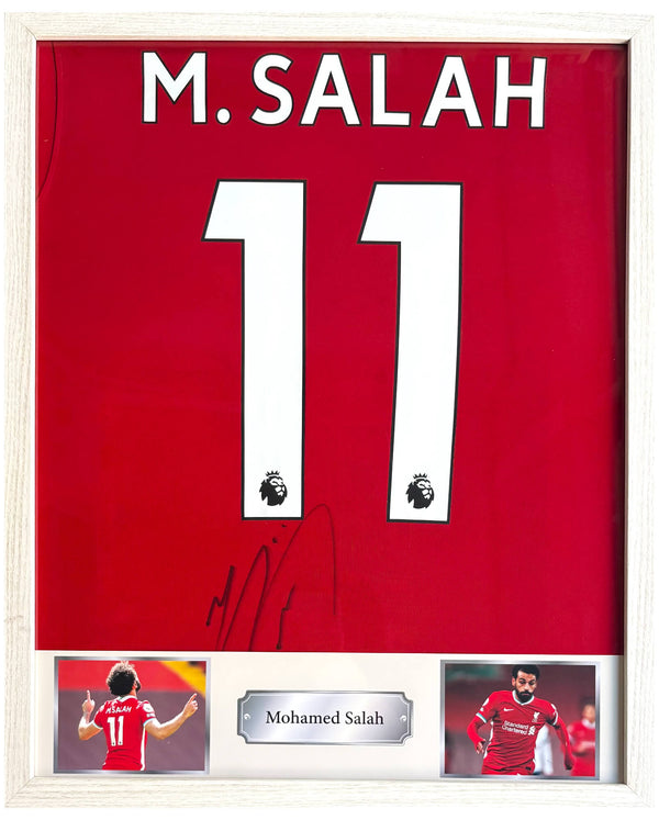 Mohamed Salah - Gesigneerd Liverpool thuisshirt 20/21