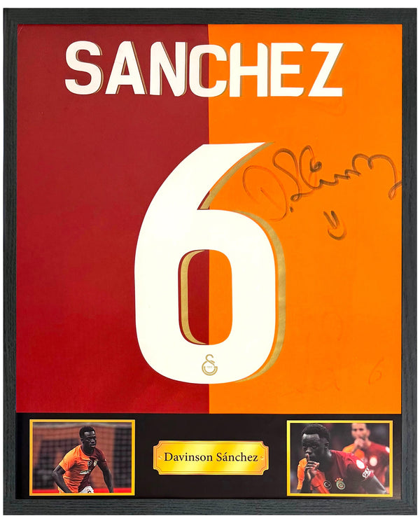 Davinson Sánchez - Gesigneerd Galatasaray thuisshirt 23/24 (Kampioensseizoen)