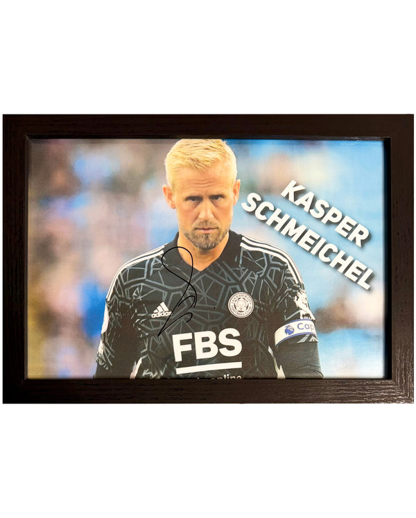 Kasper Schmeichel - Gesigneerde Leicester City foto - 30x21