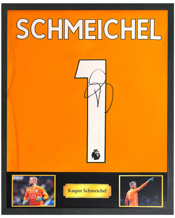 Kasper Schmeichel - Gesigneerd Leicester City keepersshirt 18/19