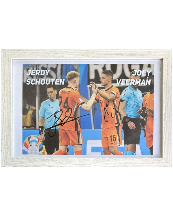 Joey Veerman & Jerdy Schouten - Signed photo - 30x21