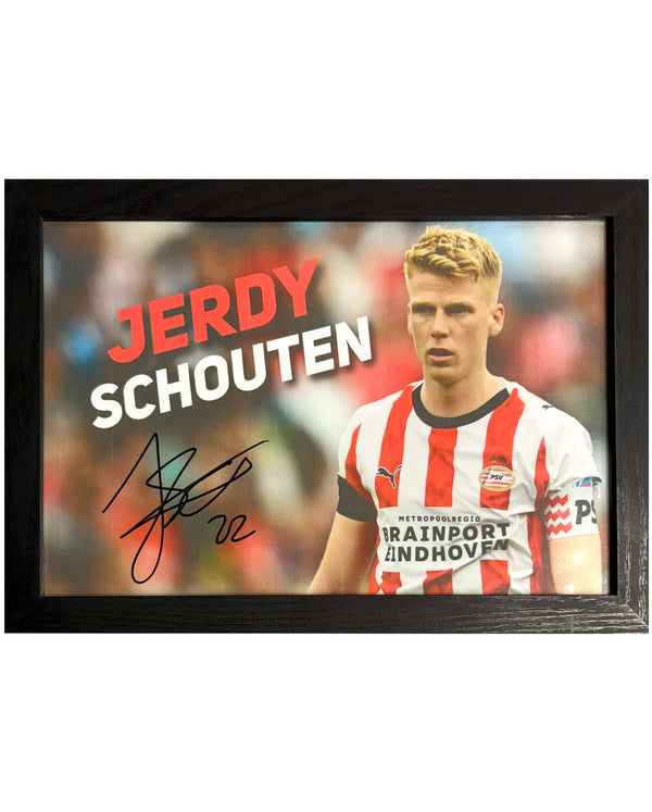 Jerdy Schouten - Gesigneerde PSV foto - 30x21