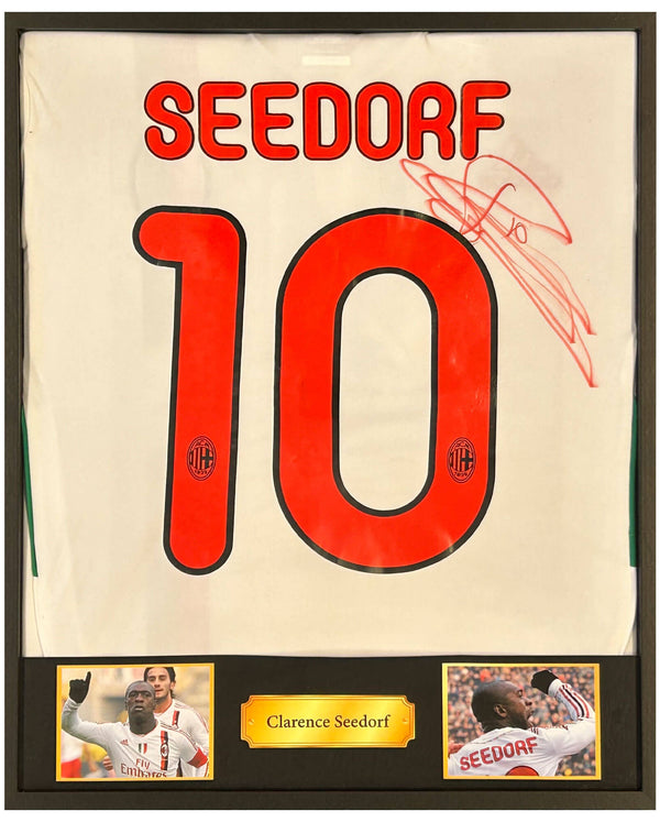 Clarence Seedorf - Signiertes AC Milan Auswärtstrikot 2011/2012