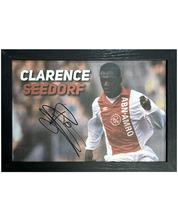 Clarence Seedorf - Gesigneerde Ajax foto - 30x21