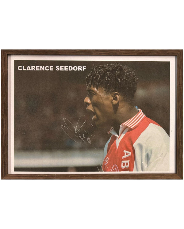 Clarence Seedorf - Signed photo - 30x21