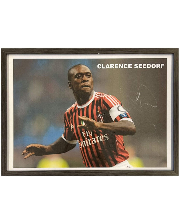 Clarence Seedorf - Signed photo - 30x21