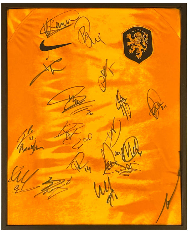 Volledige selectie - Gesigneerd Nederland thuisshirt