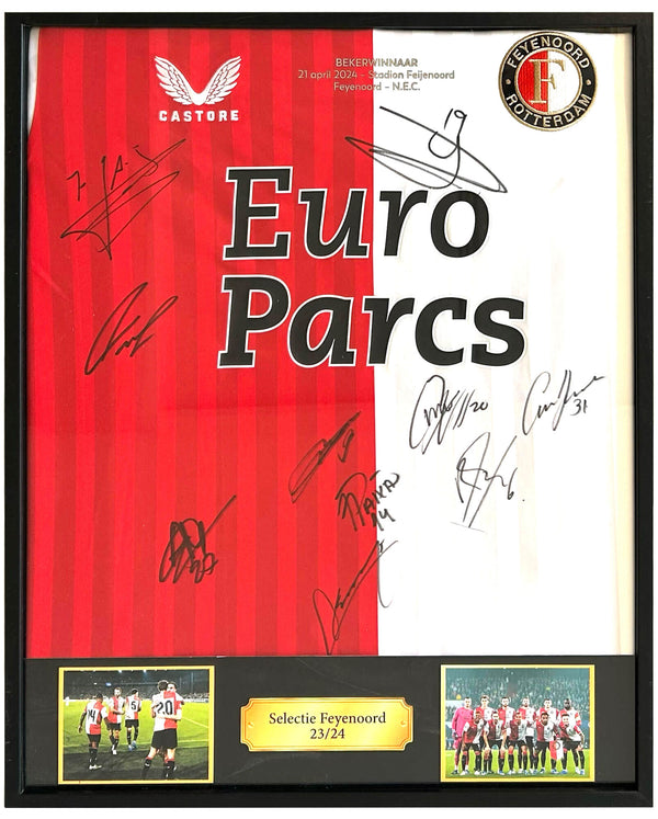 Complete selection - Signed Feyenoord cup winner shirt