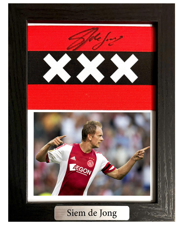 Siem de Jong - Gesigneerde Ajax aanvoerdersband