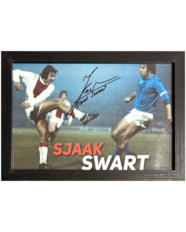 Sjaak Swart - Gesigneerde Ajax foto - 30x21