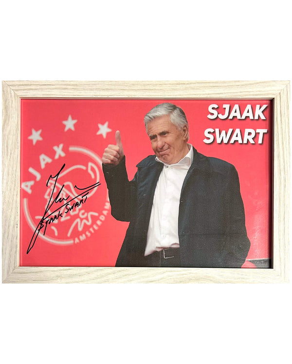 Sjaak Swart - Gesigneerde Ajax foto - 30x21