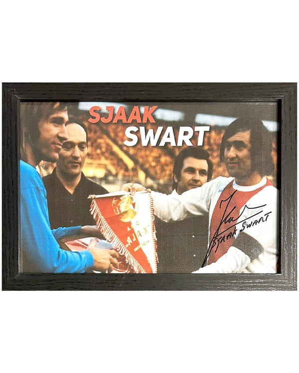 Sjaak Swart - Gesigneerde Ajax foto - 30x21