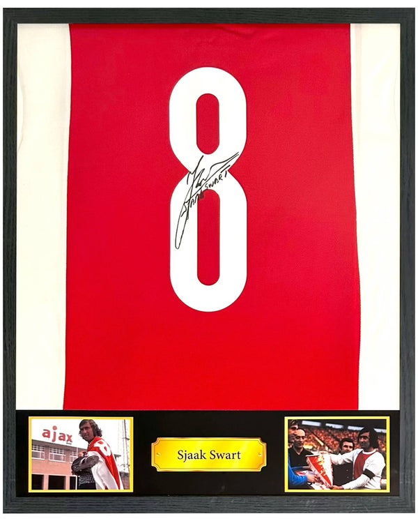 Sjaak Swart - Gesigneerd Ajax jubileumshirt