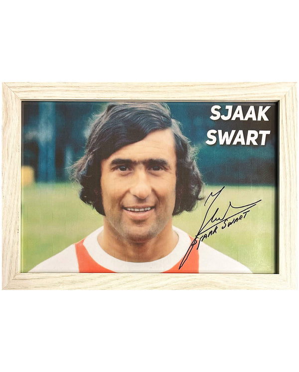 Sjaak Swart - Gesigneerde Ajax foto - 30x21