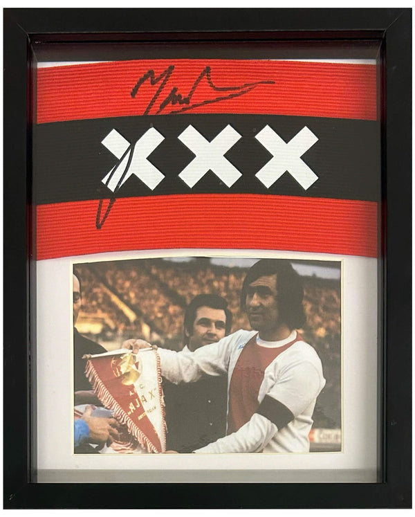 Sjaak Swart - Gesigneerde Ajax aanvoerdersband