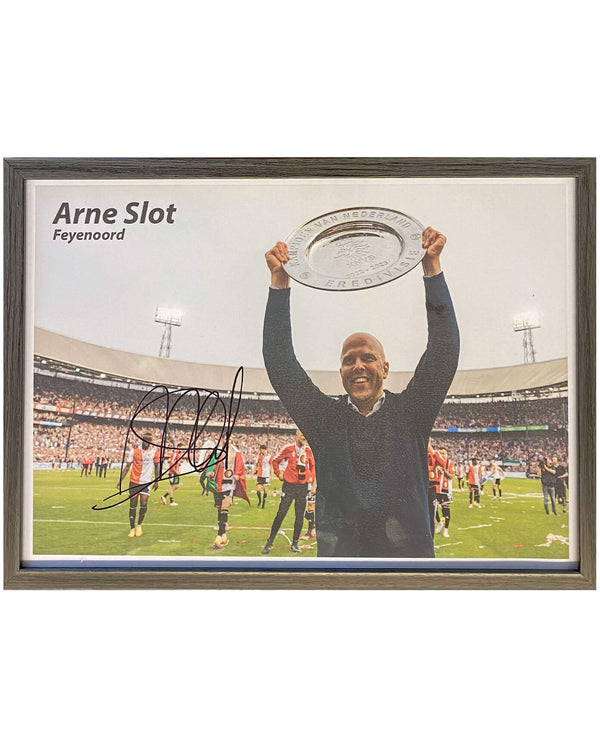 Arne Slot - Signed photo - 30x21