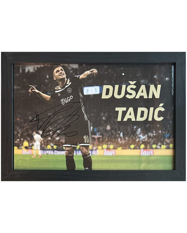 Dušan Tadić - Gesigneerde Ajax foto - 30x21