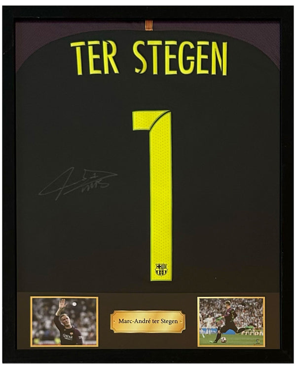 Marc-André ter Stegen - Gesigneerd FC Barcelona keepersshirt 16/17