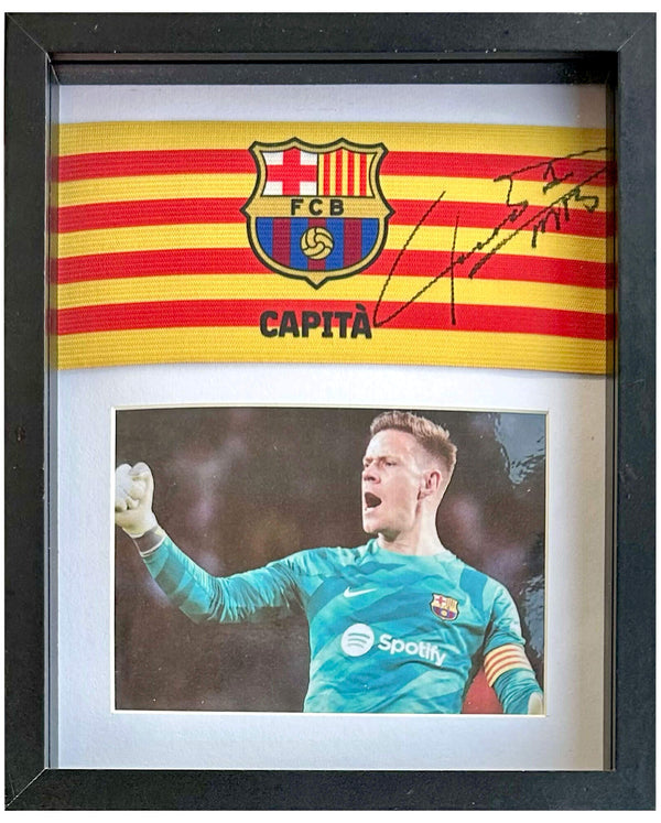 Marc-André ter Stegen - Gesigneerde FC Barcelona aanvoerdersband