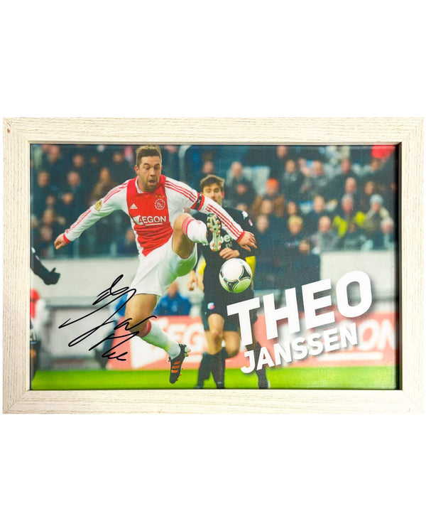 Theo Janssen - Gesigneerde Ajax foto - 30x21