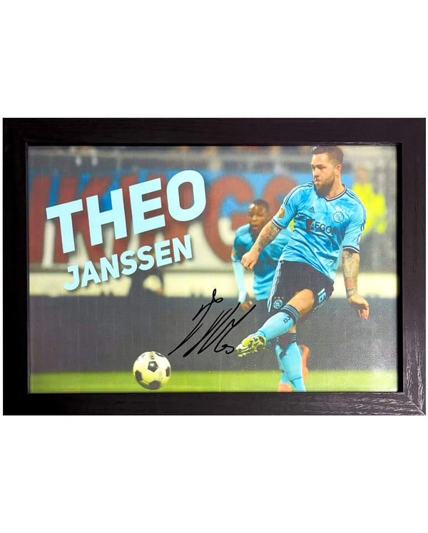 Theo Janssen - Gesigneerde Ajax foto - 30x21