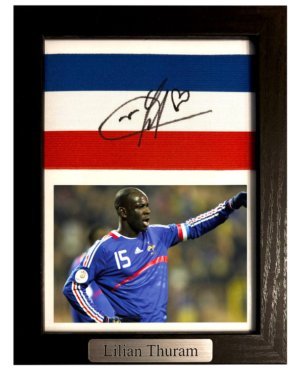 Lilian Thuram - Gesigneerde Frankrijk aanvoerdersband