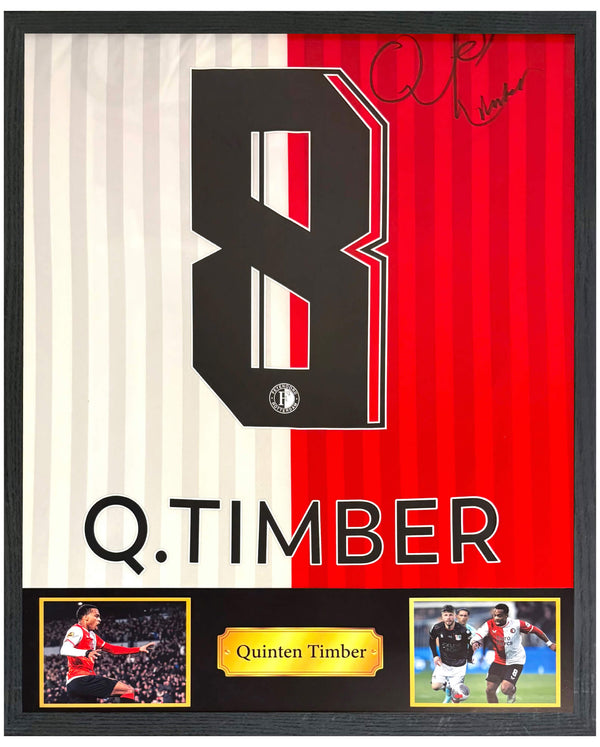 Quinten Timber - Gesigneerd Feyenoord thuisshirt 23/24