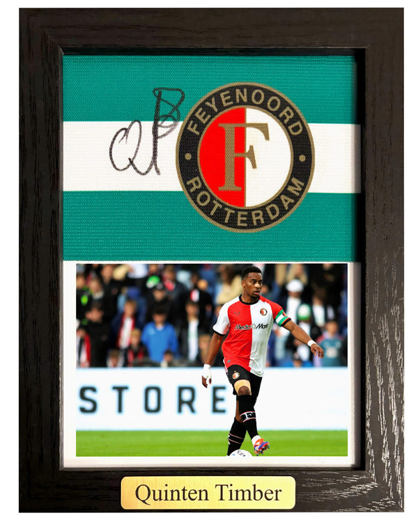 Quinten Timber - Gesigneerde Feyenoord aanvoerdersband