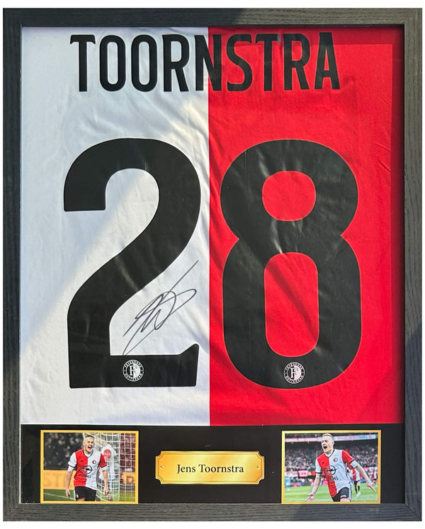 Jens Toornstra - Signed Feyenoord home shirt 17/18