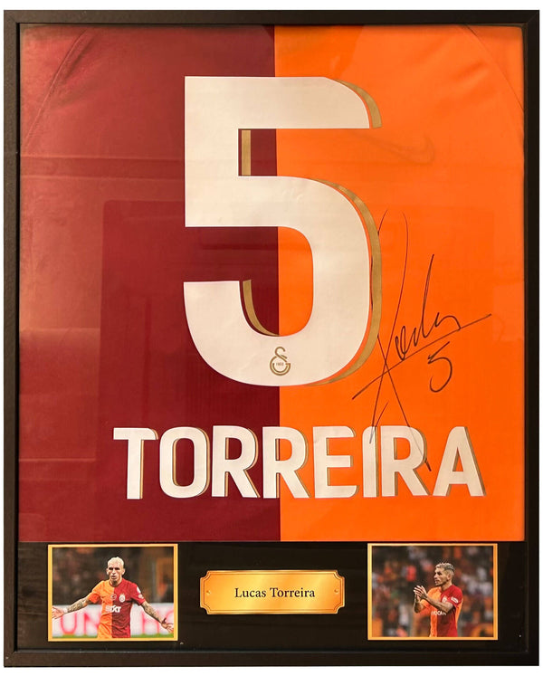 Lucas Torreira - Signiertes Galatasaray-Trikot