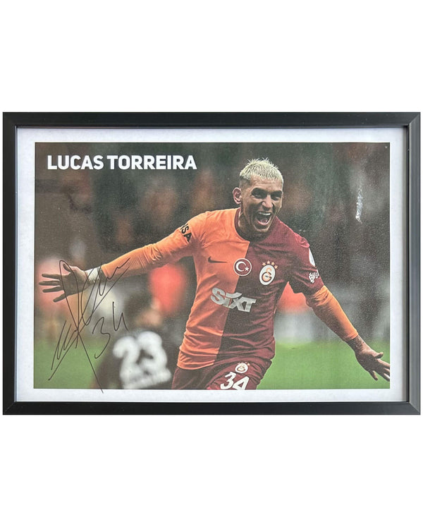 Lucas Torreira - Signed photo - 30x21