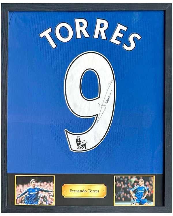 Fernando Torres - Gesigneerd Chelsea thuisshirt 12/13