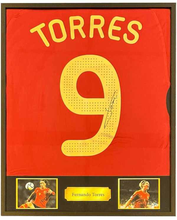 Fernando Torres - Gesigneerd Spanje thuisshirt