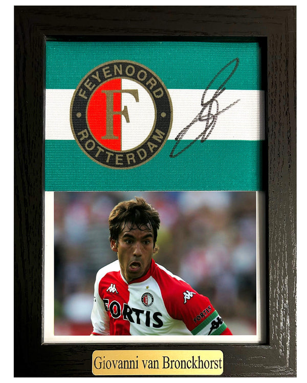 Giovanni van Bronckhorst - Gesigneerde Feyenoord aanvoerdersband
