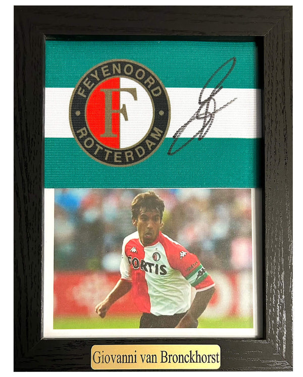 Giovanni van Bronckhorst - Gesigneerde Feyenoord aanvoerdersband
